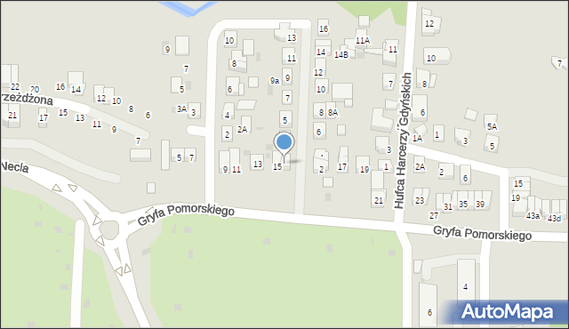 Wejherowo, Obrońców Kępy Oksywskiej, 1, mapa Wejherowo