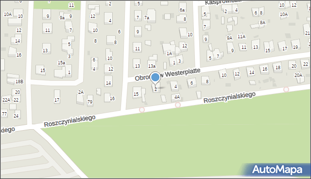 Wejherowo, Obrońców Westerplatte, 2, mapa Wejherowo