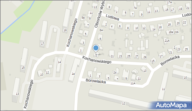 Wejherowo, Obrońców Wybrzeża, 2, mapa Wejherowo