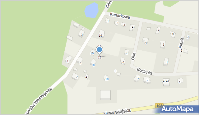 Wisełka, Obrońców Westerplatte, 12, mapa Wisełka