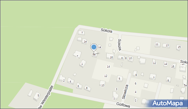 Wisełka, Obrońców Westerplatte, 9a, mapa Wisełka