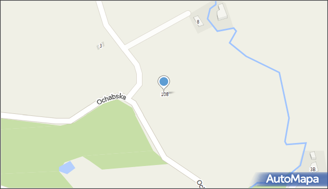 Kiczyce, Ochabska, 108, mapa Kiczyce