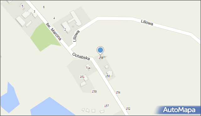 Kiczyce, Ochabska, 158, mapa Kiczyce