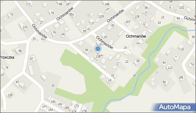 Ochmanów, Ochmanów, 118, mapa Ochmanów