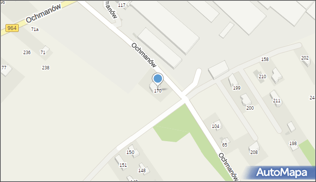 Ochmanów, Ochmanów, 170, mapa Ochmanów