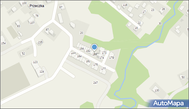 Ochmanów, Ochmanów, 189, mapa Ochmanów
