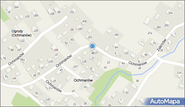 Ochmanów, Ochmanów, 48, mapa Ochmanów
