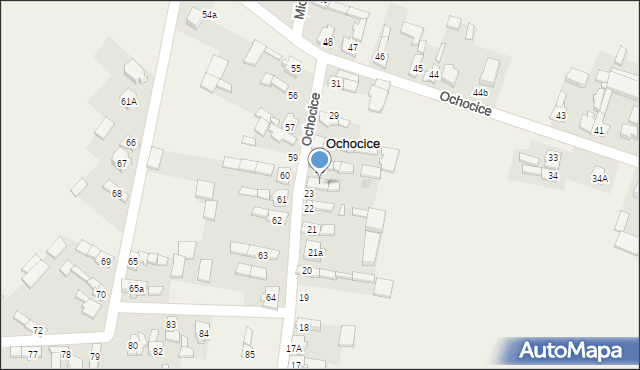 Ochocice, Ochocice, 24, mapa Ochocice