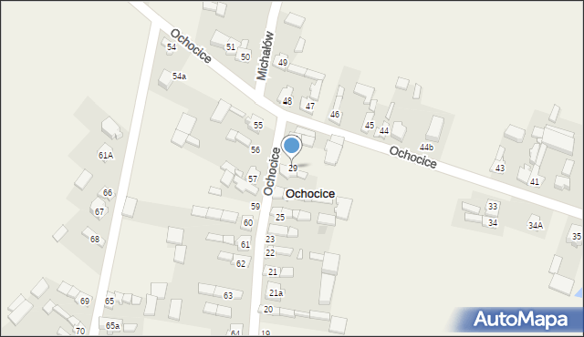 Ochocice, Ochocice, 29, mapa Ochocice