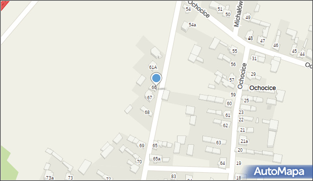 Ochocice, Ochocice, 67a, mapa Ochocice