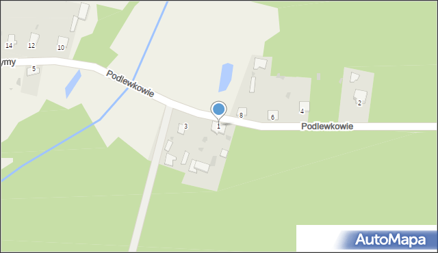 Ochrymy, Ochrymy, 1, mapa Ochrymy