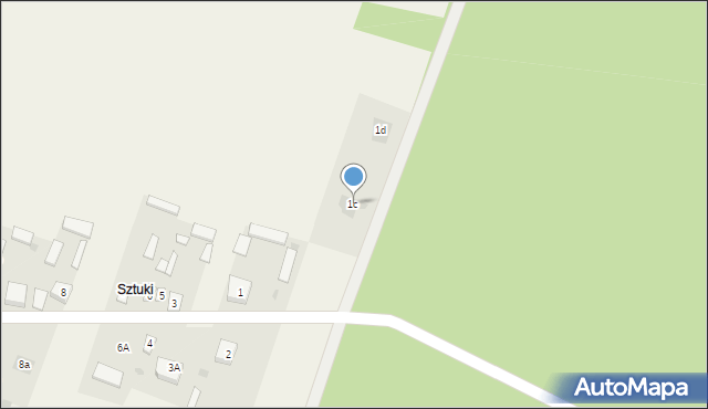 Ochudno, Ochudno, 1c, mapa Ochudno