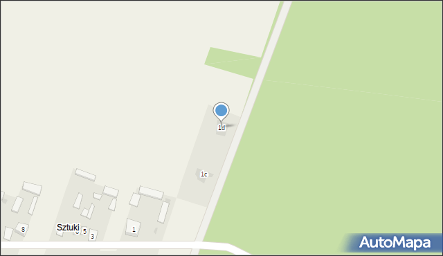 Ochudno, Ochudno, 1d, mapa Ochudno