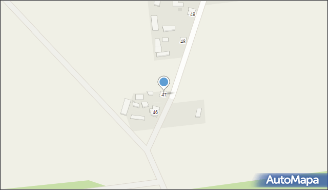 Ochudno, Ochudno, 47, mapa Ochudno