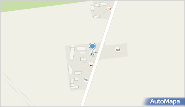 Ochudno, Ochudno, 50, mapa Ochudno