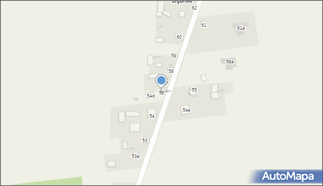 Ochudno, Ochudno, 56, mapa Ochudno