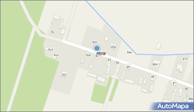 Ochudno, Ochudno, 82, mapa Ochudno