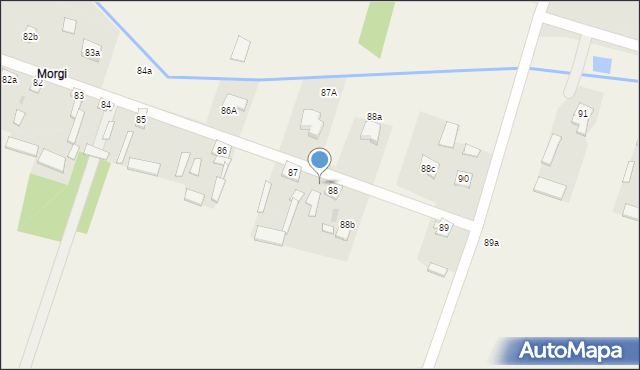 Ochudno, Ochudno, 88D, mapa Ochudno