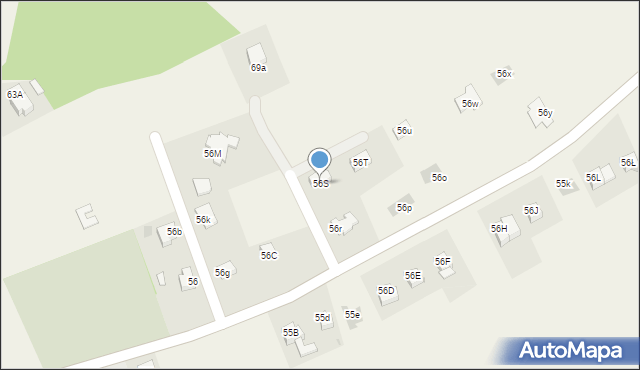 Ocice, Ocice, 56S, mapa Ocice