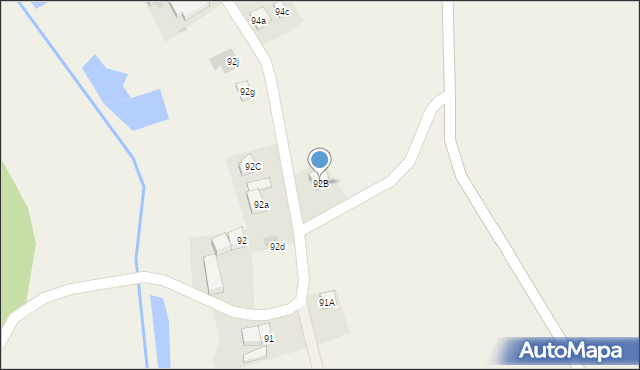 Ocice, Ocice, 92B, mapa Ocice