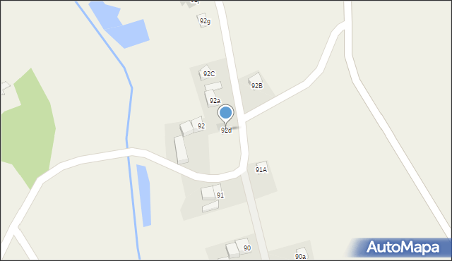 Ocice, Ocice, 92d, mapa Ocice