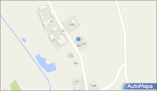 Ocice, Ocice, 94a, mapa Ocice