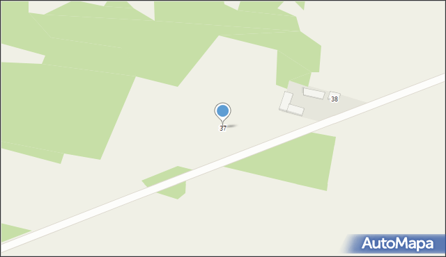 Ocieść, Ocieść, 37, mapa Ocieść