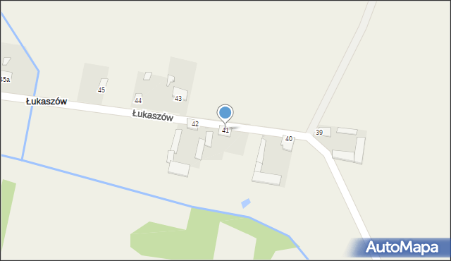 Ocieść, Ocieść, 41, mapa Ocieść