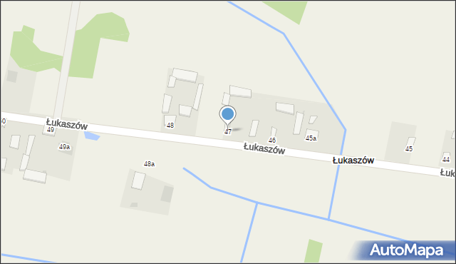 Ocieść, Ocieść, 47, mapa Ocieść