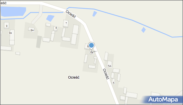 Ocieść, Ocieść, 6a, mapa Ocieść