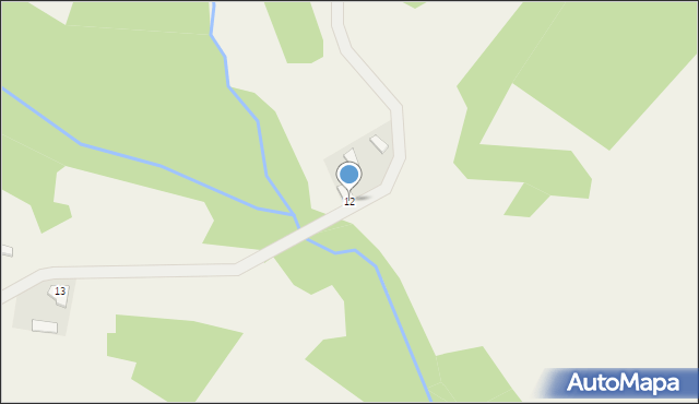 Ociesęki, Ociesęki, 12, mapa Ociesęki