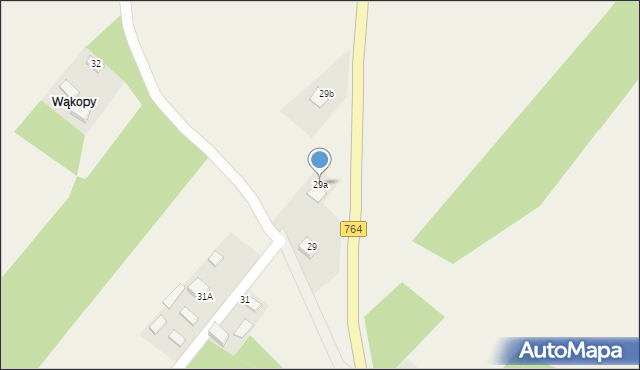 Ociesęki, Ociesęki, 29a, mapa Ociesęki