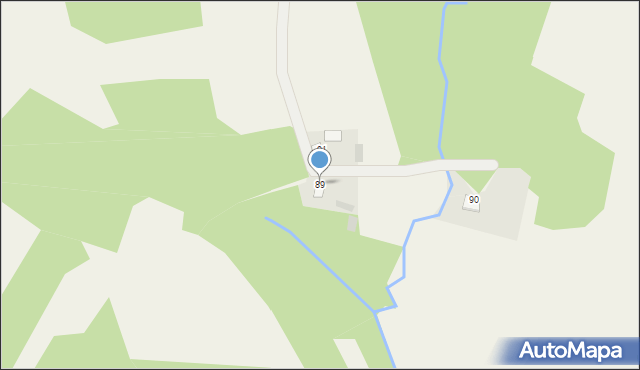 Ociesęki, Ociesęki, 92A, mapa Ociesęki