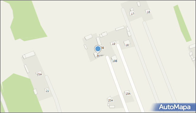 Ocięte, Ocięte, 20, mapa Ocięte