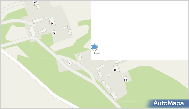 Ocięte, Ocięte, 53A, mapa Ocięte