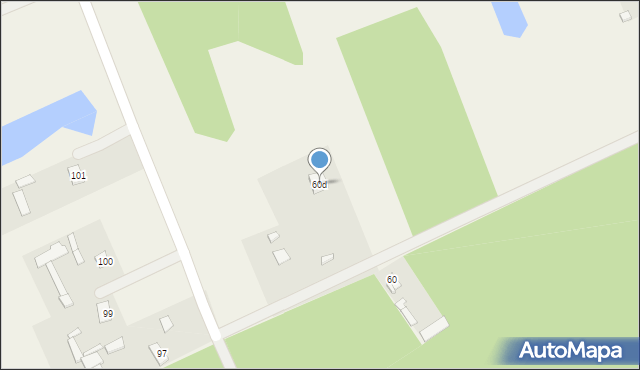 Ocięte, Ocięte, 60d, mapa Ocięte