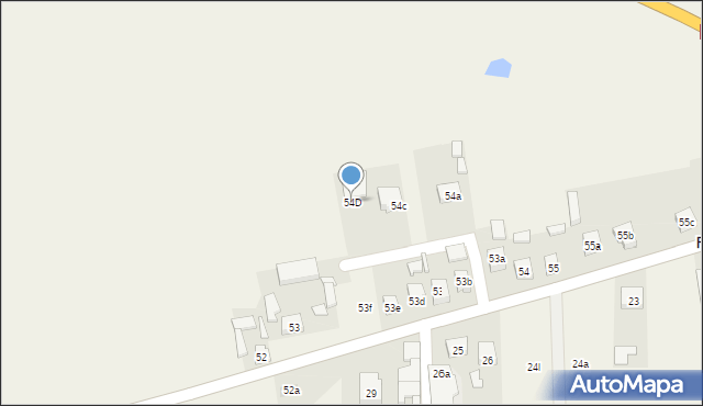 Ocin, Ocin, 54D, mapa Ocin