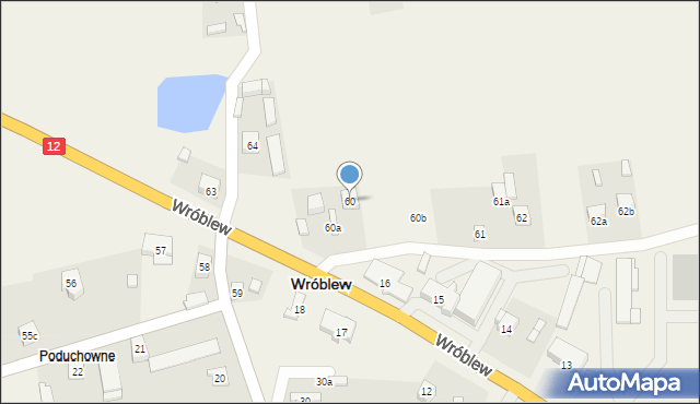 Ocin, Ocin, 60, mapa Ocin