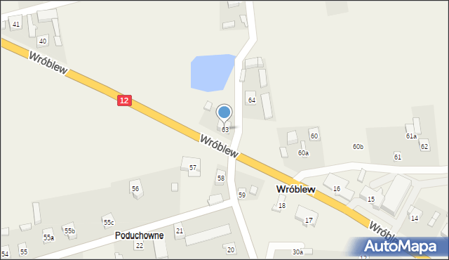Ocin, Ocin, 63, mapa Ocin