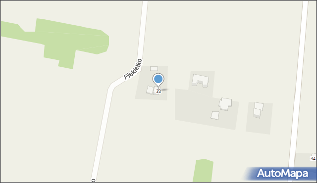 Oczesały, Oczesały, 33, mapa Oczesały
