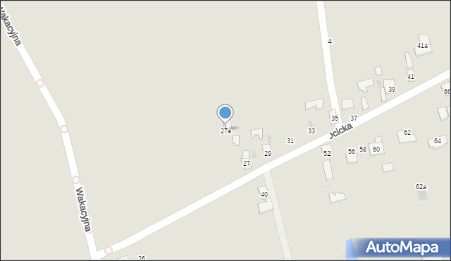 Tarnobrzeg, Ocicka, 27a, mapa Tarnobrzegu