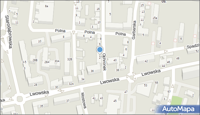 Tarnów, Ochronek, 2, mapa Tarnów