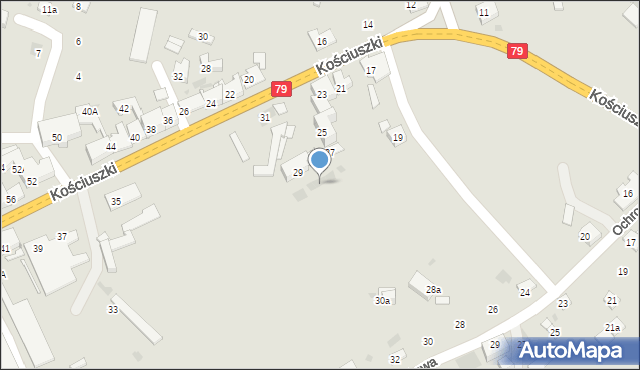 Trzebinia, Ochronkowa, 24a, mapa Trzebinia