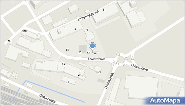 Trzebinia, Ochronkowa, 50, mapa Trzebinia