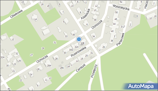 Warszawa, Ochocza, 32C, mapa Warszawy