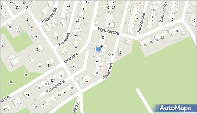 Warszawa, Ochocza, 42, mapa Warszawy