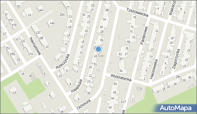 Warszawa, Ochocza, 53, mapa Warszawy