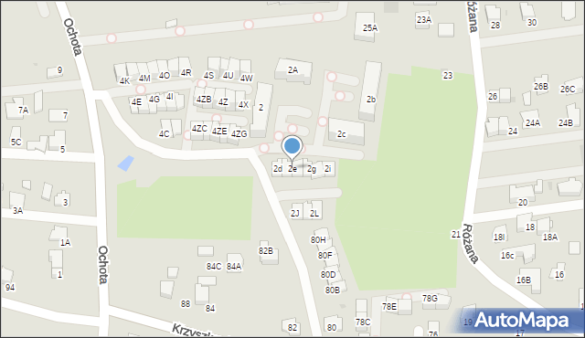 Wieliczka, Ochota, 2e, mapa Wieliczka