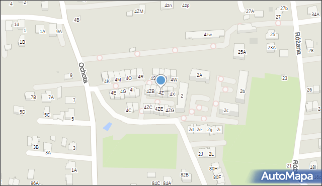 Wieliczka, Ochota, 4Z, mapa Wieliczka