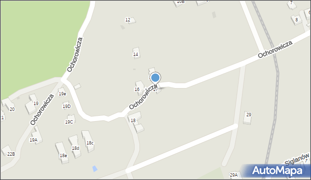 Wisła, Ochorowicza Juliana, 17, mapa Wisła